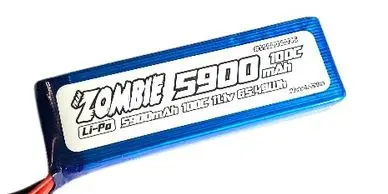 Team Zombie Lipo Shorty Battery 11.1V 5900Mah 100C (Crawler Pack) 1