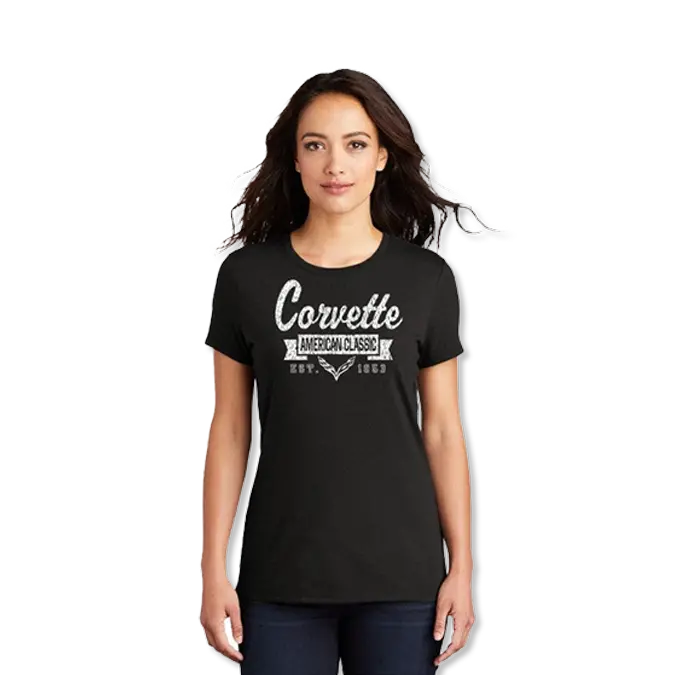 Corvette C7 Women's American Classic Tee 1