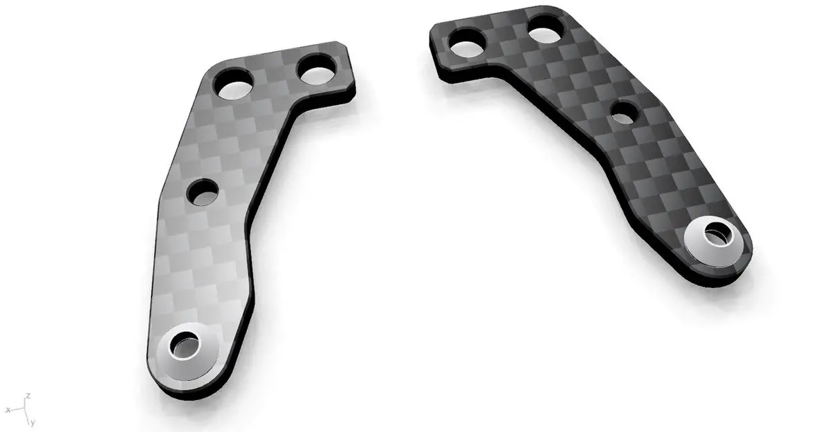Rx 10Sr 3.0 Steering Arms Standard Front Arms 1