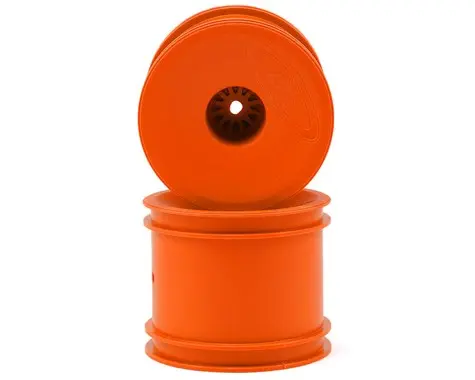 De Racing 12Mm Hex "Speedline" 2.2" 1/10 Stadium Truck Wheel (2) (T4.2) (Orange) 1