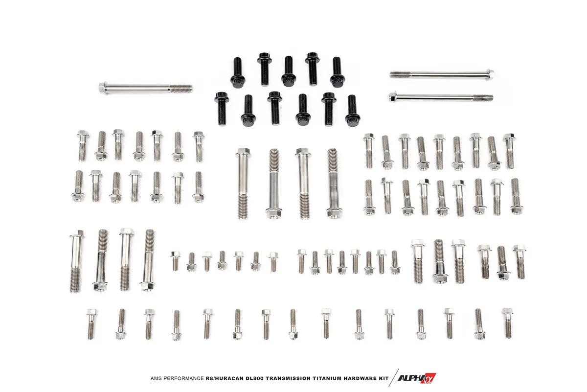 Ams Performance Audi R8/Huracan Dl800 Transmission Titanium Hardware Kit 1