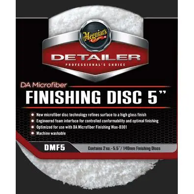 Meguiar's Dmf5-Da Microfiber Finishing Pad 5" 2-Pack 1