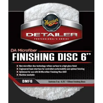 Meguiar's Dmf6-Da Microfiber Finishing Pad 6" 2-Pack 1