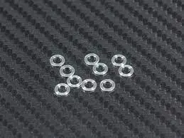 Infinity F066 If11 Ride Height Adjust Alu Washer 0.5Mm (Silver/10Pcs) 1