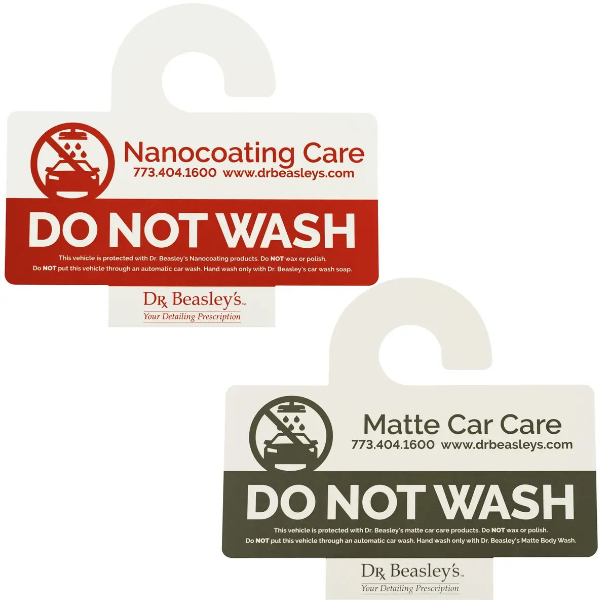 Dr. Beasley's Do Not Wash Hanger 1