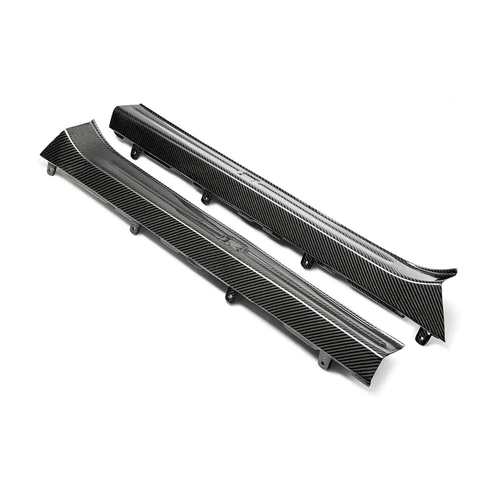 Seibon Carbon Fiber Oem Style Door Sills (Pair) For Nissan Gt-R R35 1