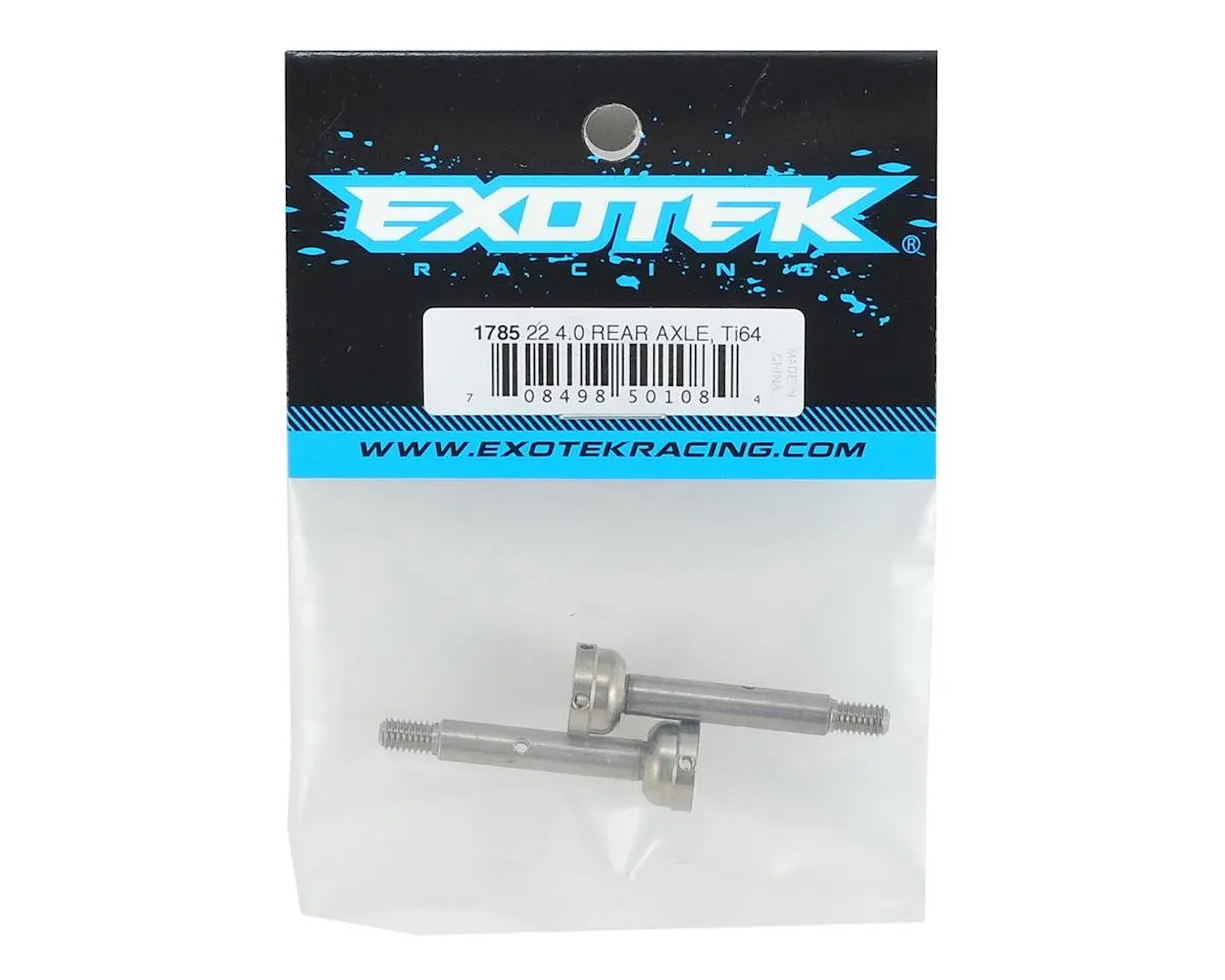 Exotek 1785 22 4.0 Titanium Flite Rear Axle (2) 2