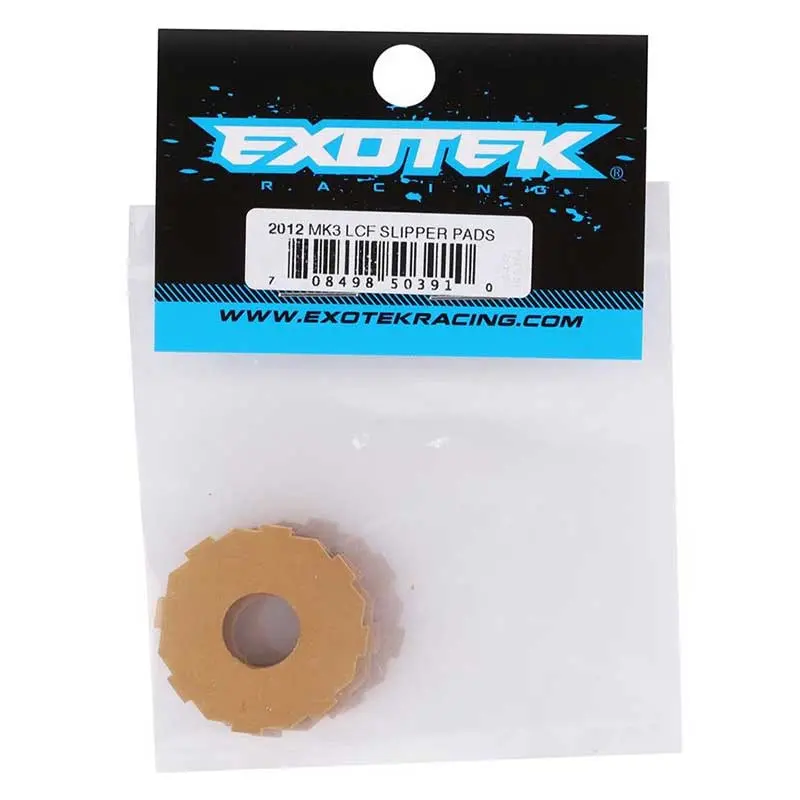Exotek 2012 Racing Mk3 Lcf Slipper Pads 3 Pcs For Octalock Spurs 2