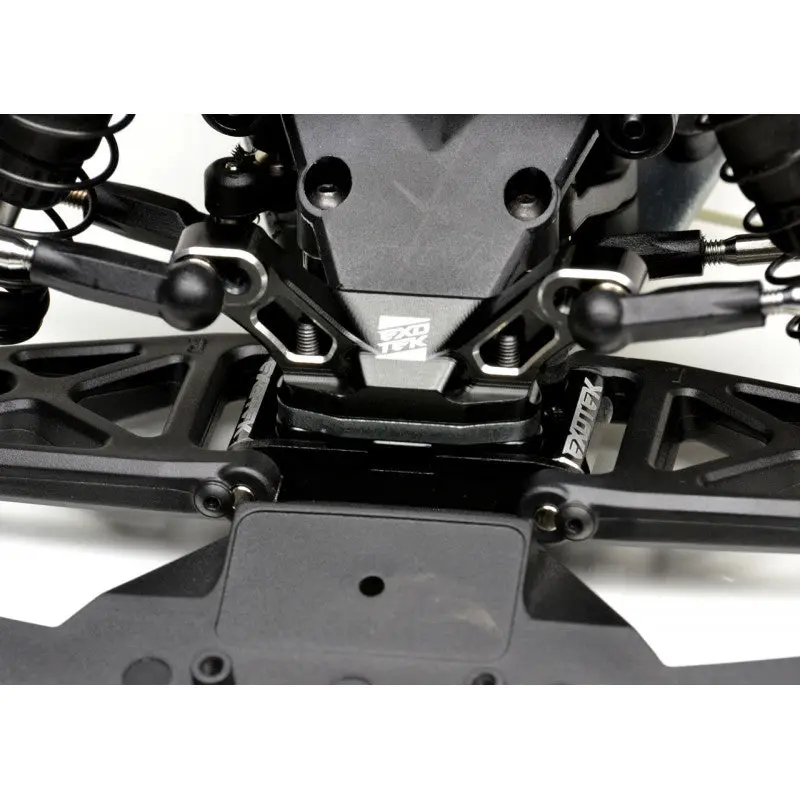 Exotek 2026 Racing Aluminum Front Camber Block Black Silver For Losi 22S Drag Short Course 2