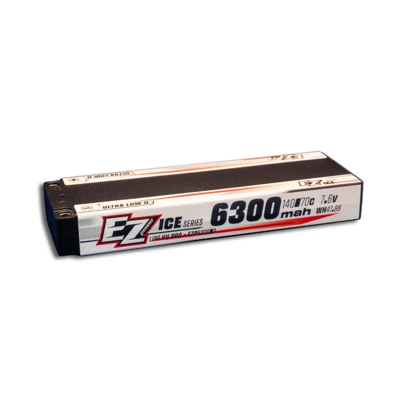 Ezpower Ice 2S 7.6V 6300Mah 140C Lipo Ulcg Battery 1