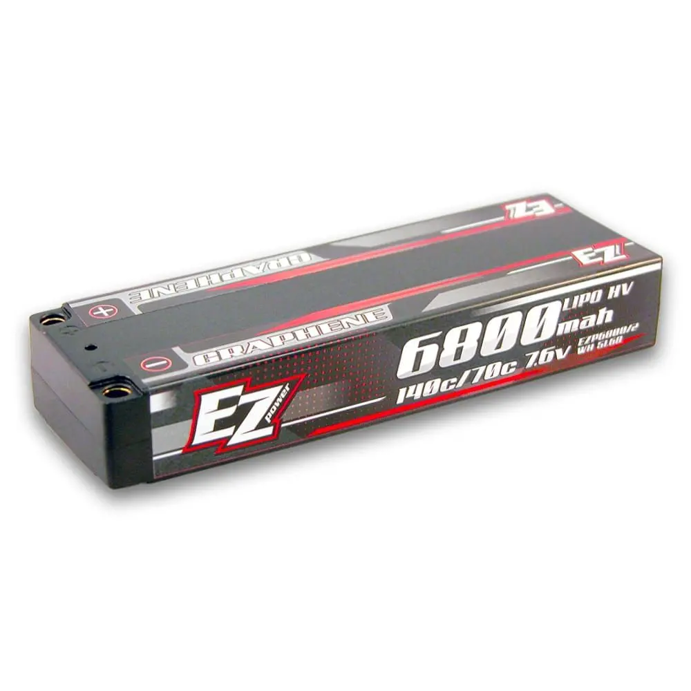 Ezpower 2S 7.6V 6800Mah 140C Lcg Lipo Hv Battery 1