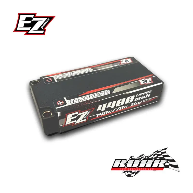 Ezpower 2S 7.6V 4400Mah 140C Lipo Hv Shorty Battery 1