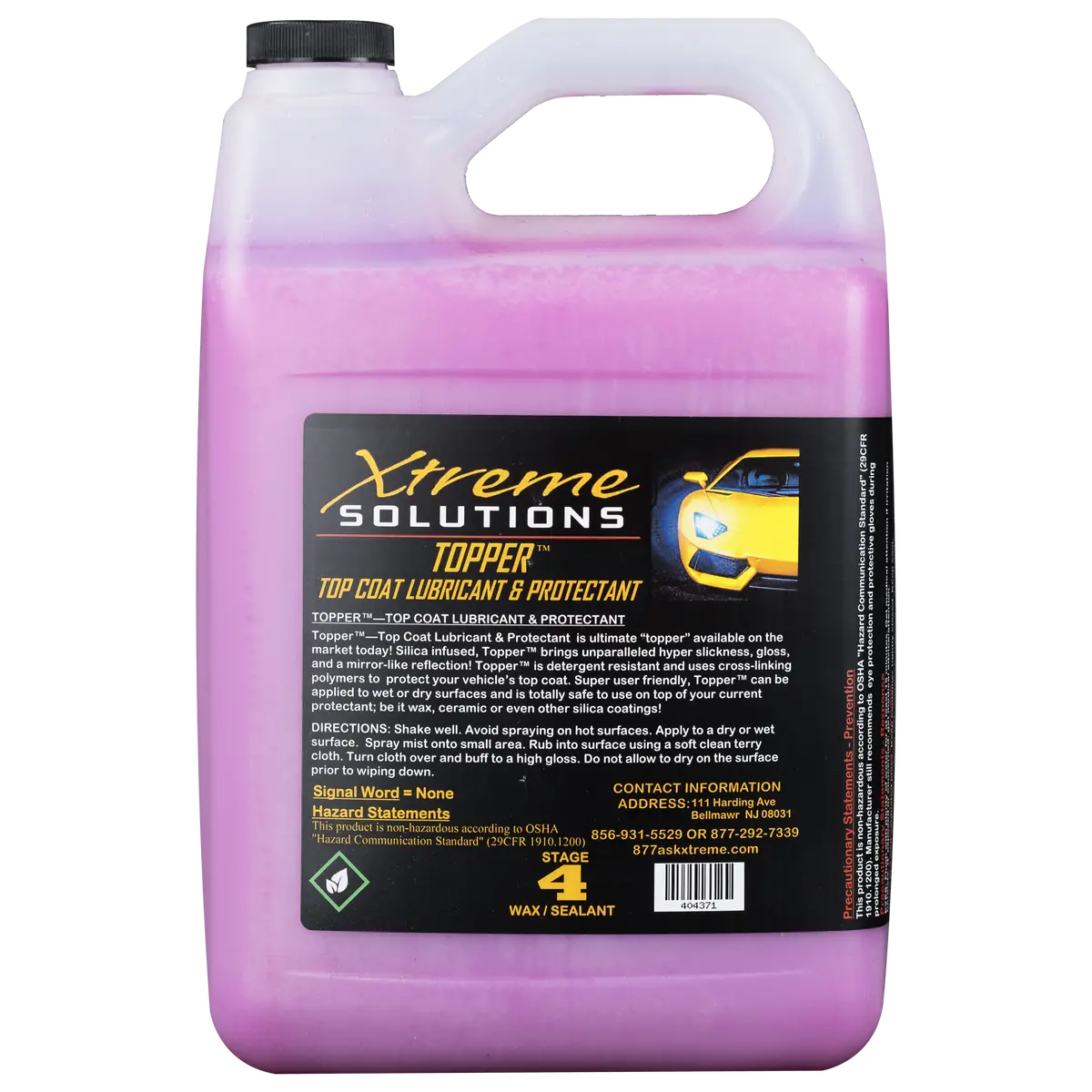 Xtreme Solutions Topper 128Oz 1