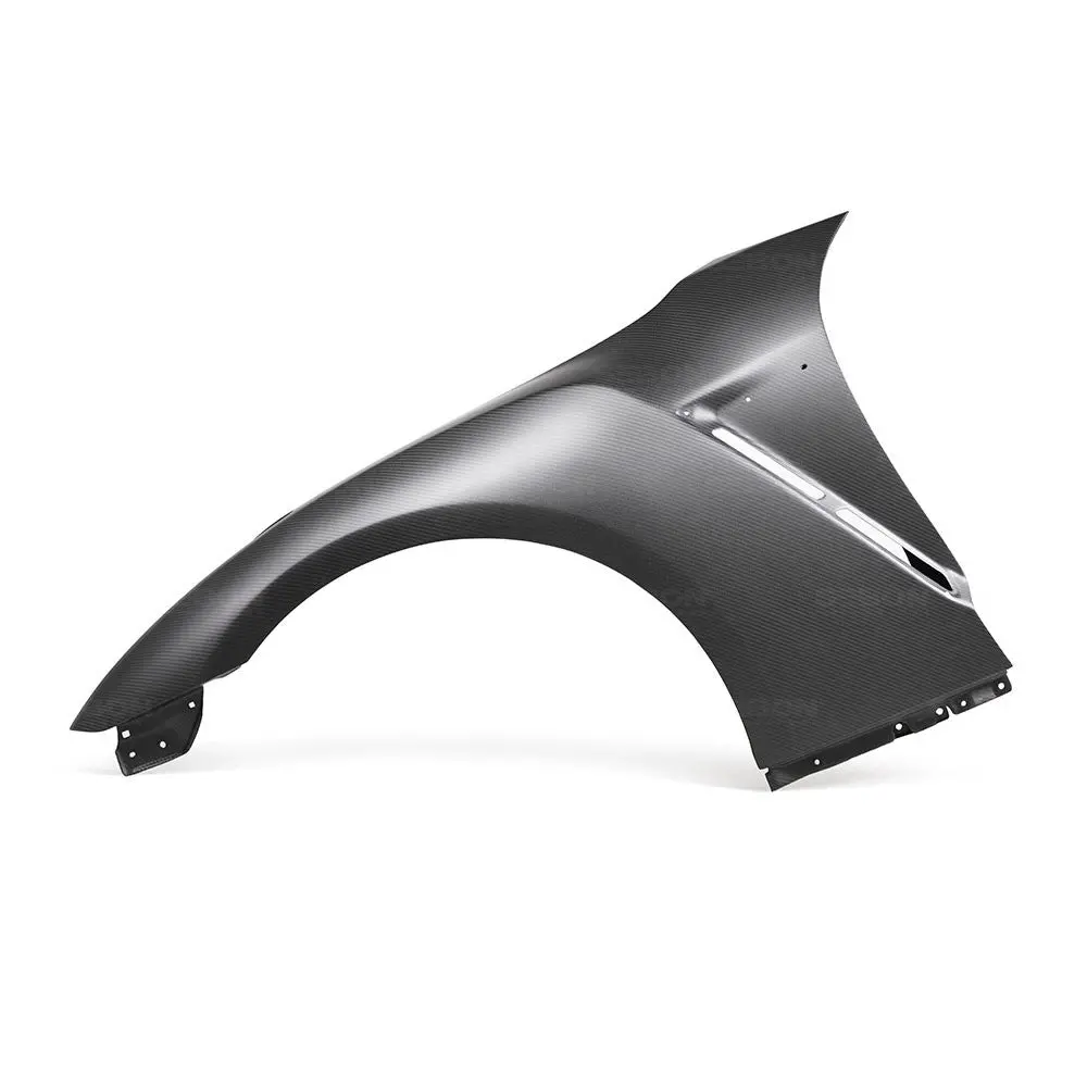 Seibon Carbon Fiber (Dry) Oem Style Front Fenders For Nissan Gt-R R35 1