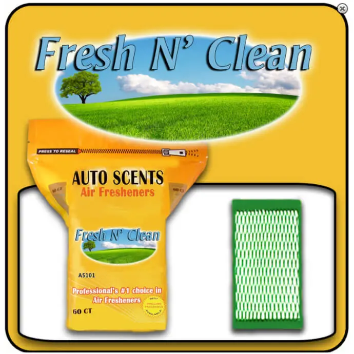 Autoscents Fresh N Clean Scent Pads 60 Count Bag 1