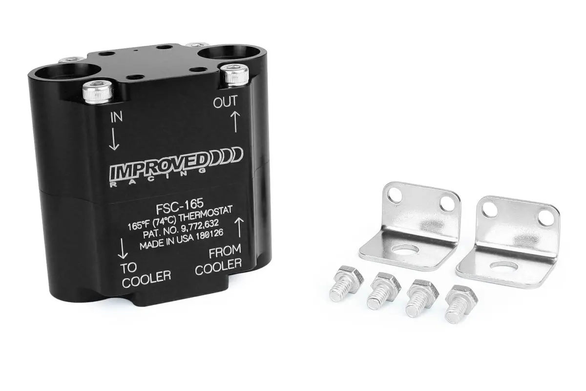 Improved Racing Compact High-Flow Transmission & Engine Oil Cooler Thermostat 1