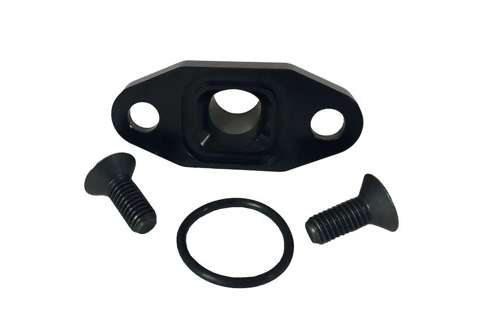 Precision Turbo And Engine - High Flow Oil Drain Flange For T3 / T4 Turbochargers 2