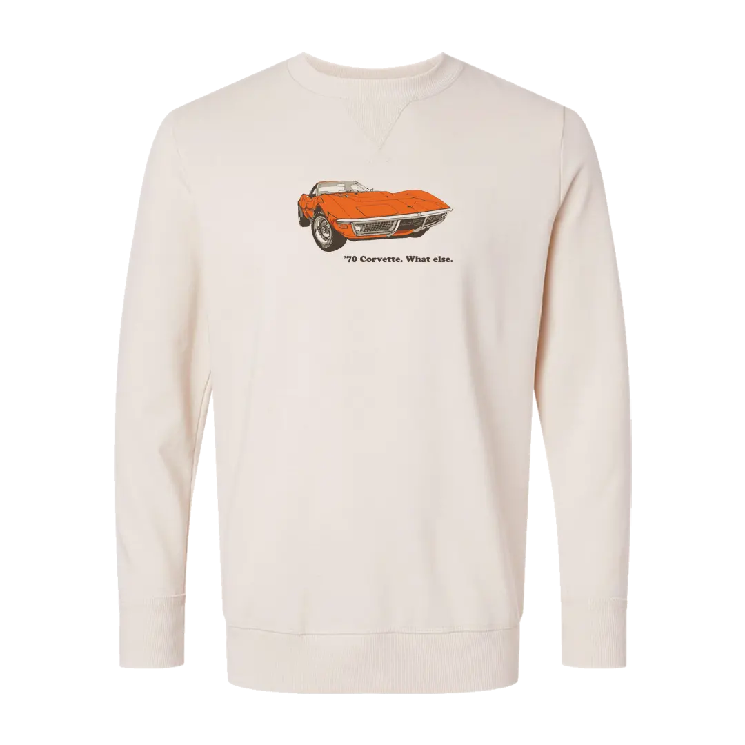 Corvette 70' What Else Retro Unisex Crewneck 1