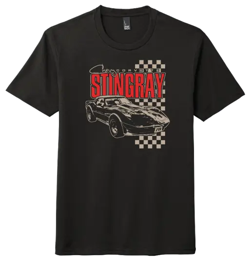 Corvette Checkered Stingray Tee 1