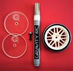 Touring Car Side Wall Glue Trace Kit (58.5Mm, 59.5Mm Trace Discs & Marker) 1