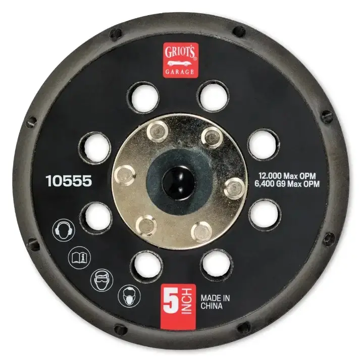 Griot's Garage 5" Vented Backing Plate For The G9 1