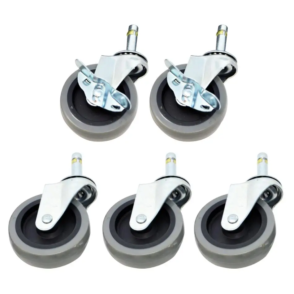 Grit Guard Dolly 3" Caster Upgrade Set (Grey/Red) 1