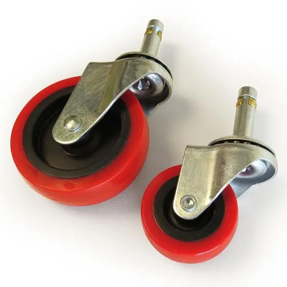 Grit Guard Dolly 3" Caster Upgrade Set (Grey/Red) 2