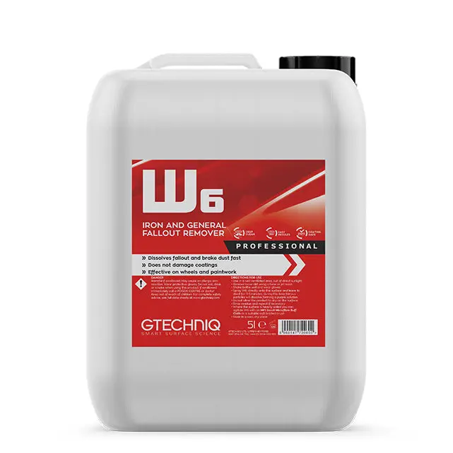 Gtechniq W6 Iron & General Fallout Remover 5L 1