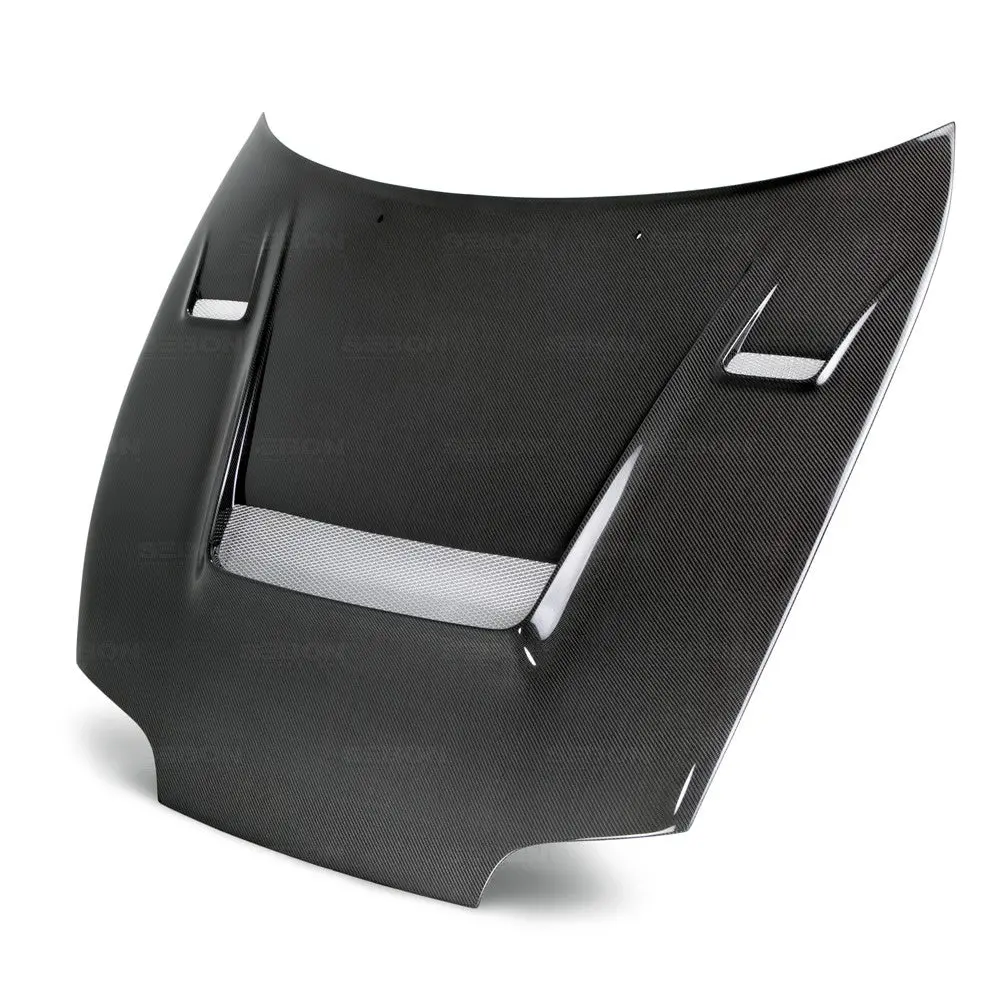 Seibon 93-98 Toyota Supra (Jza80) Kb-Style Carbon Fiber Hood 1