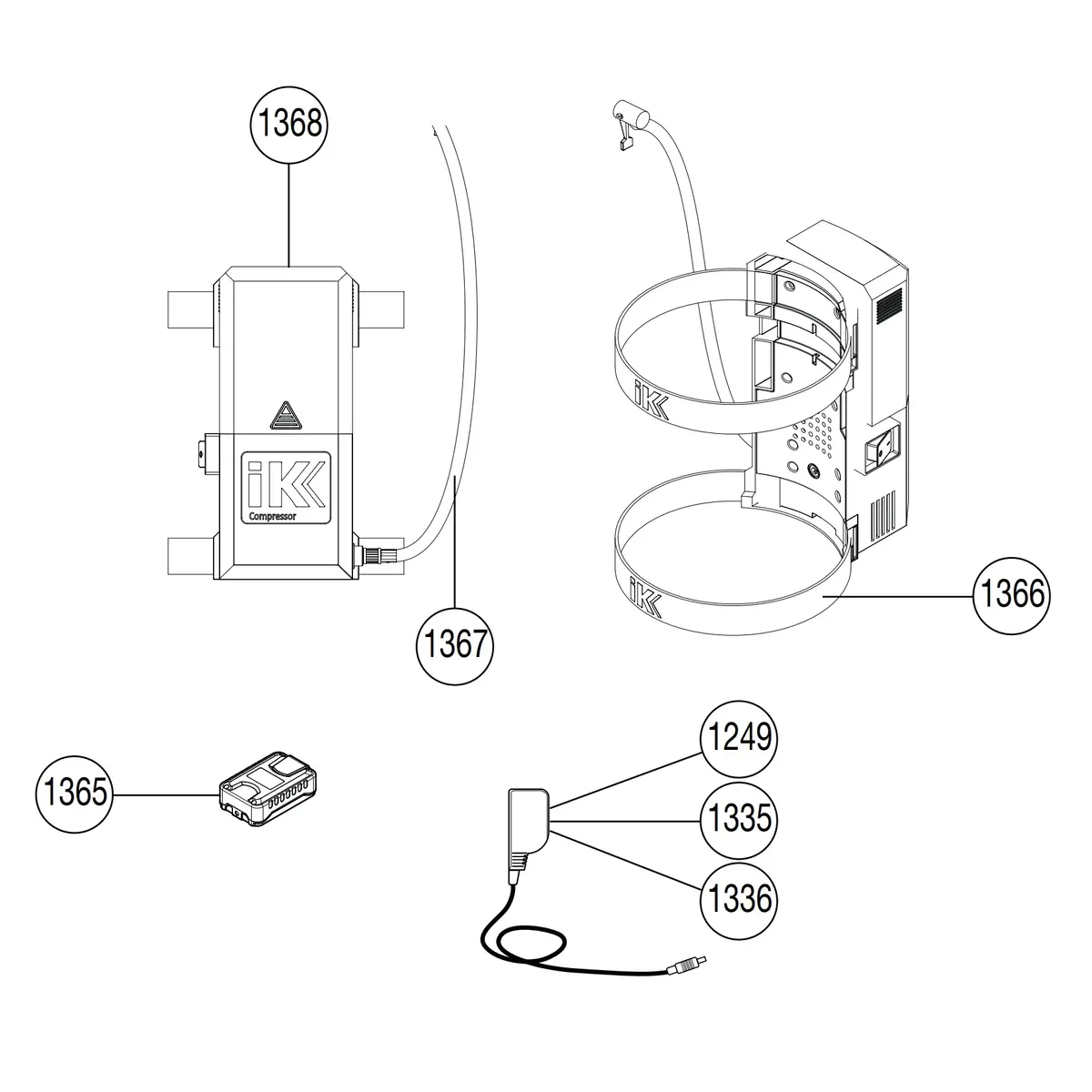 Ik Battery Compressor Parts 1