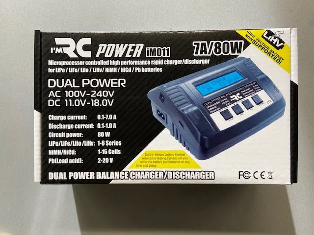 Im Rc 80W Ac 7Amp Balance Charger - Lipo - Life - Nicd -Nimh - Pb - Im011 1