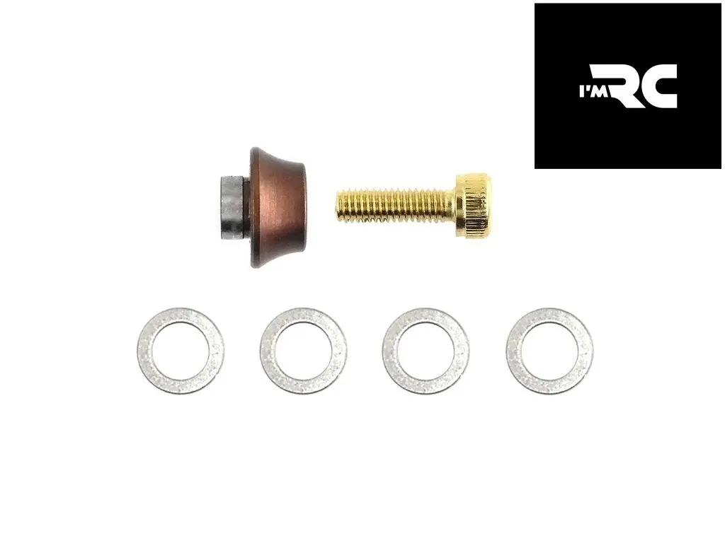 Im Rc Crankshaft Extension Nut-Washer Set1-8Th Buggy, Truggy & Gt - Im104 1