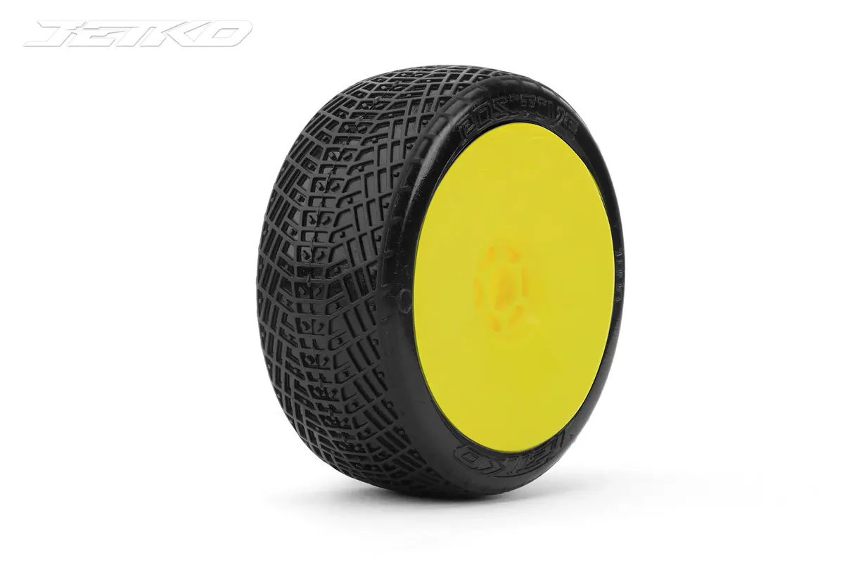 Jetko Positive 1/8 Buggy Pre-Glued Tires (Pair) 1