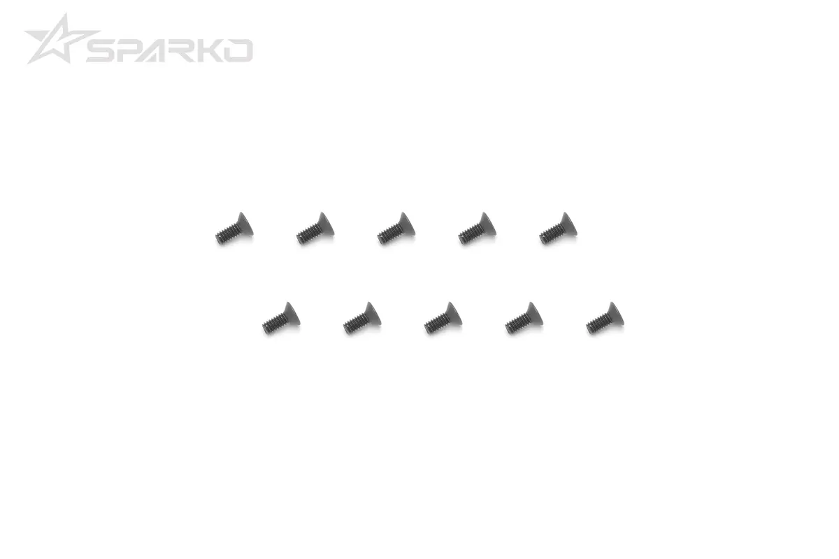 Flat Screw M2.0X4.6Mm 1.5 Hex (10Pcs) 1