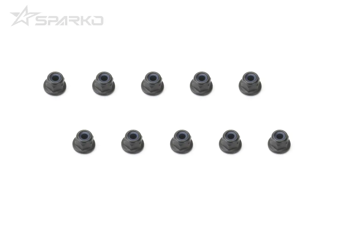 Flanged Locknut M3 (10Pcs) 1