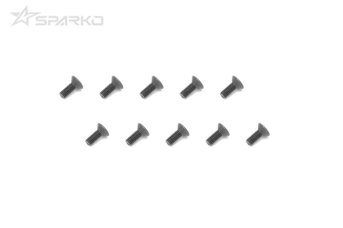 Flat Screw M3x8mm (10Pcs) 1