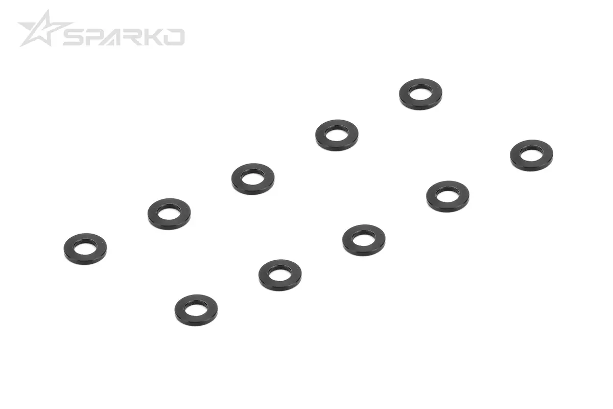 Sparko Plastic Steering Shim 1Mm Pom(10Pcs) 1