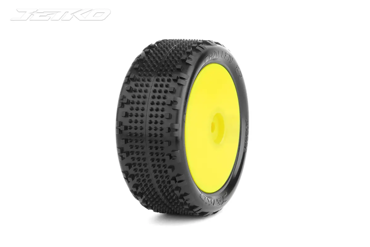 Jetko Challenger 1/10 Front 4Wd Buggy Carpet Mounted Tires (Pre-Glued) 3