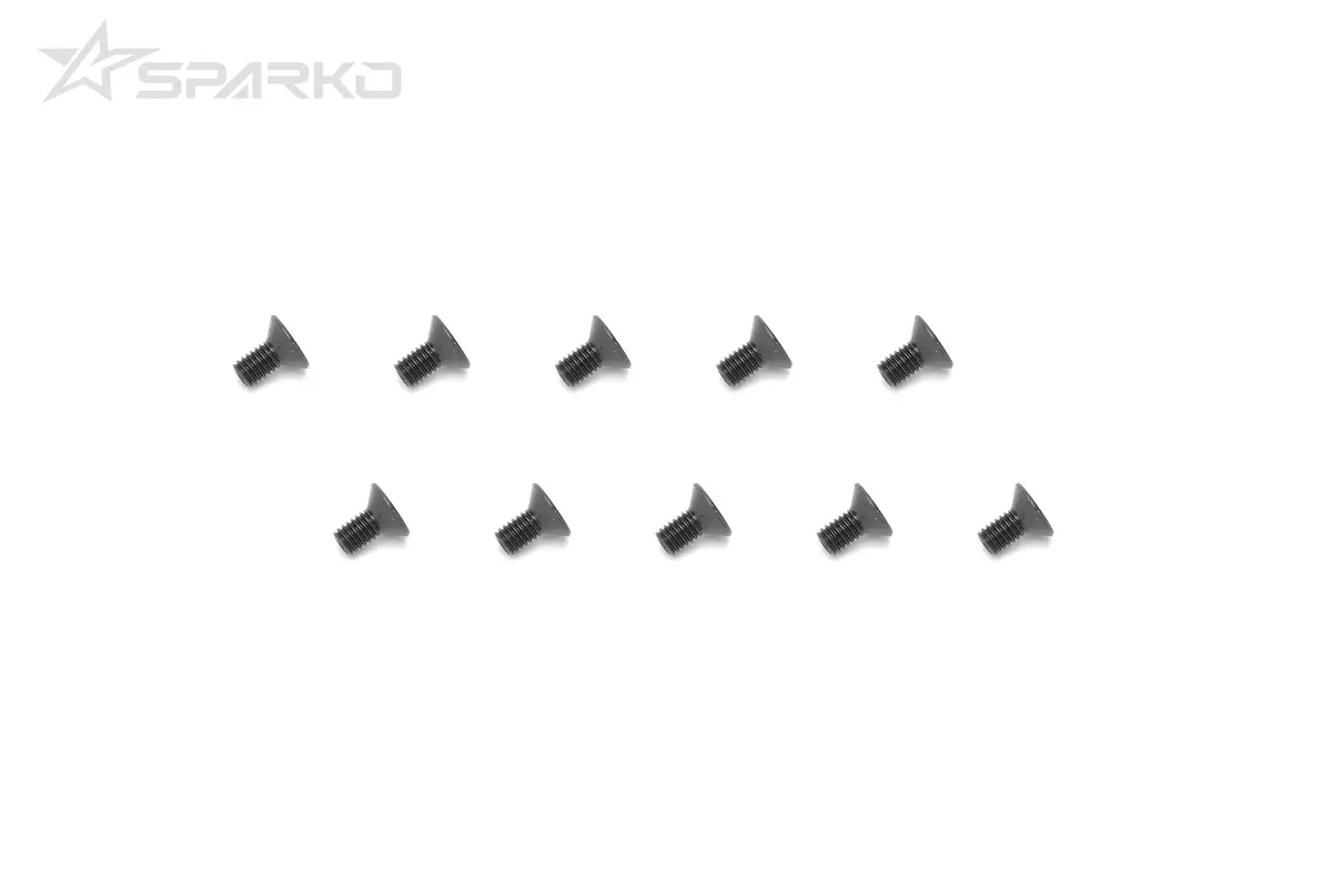 Flat Screw M3x6mm (10Pcs) 1