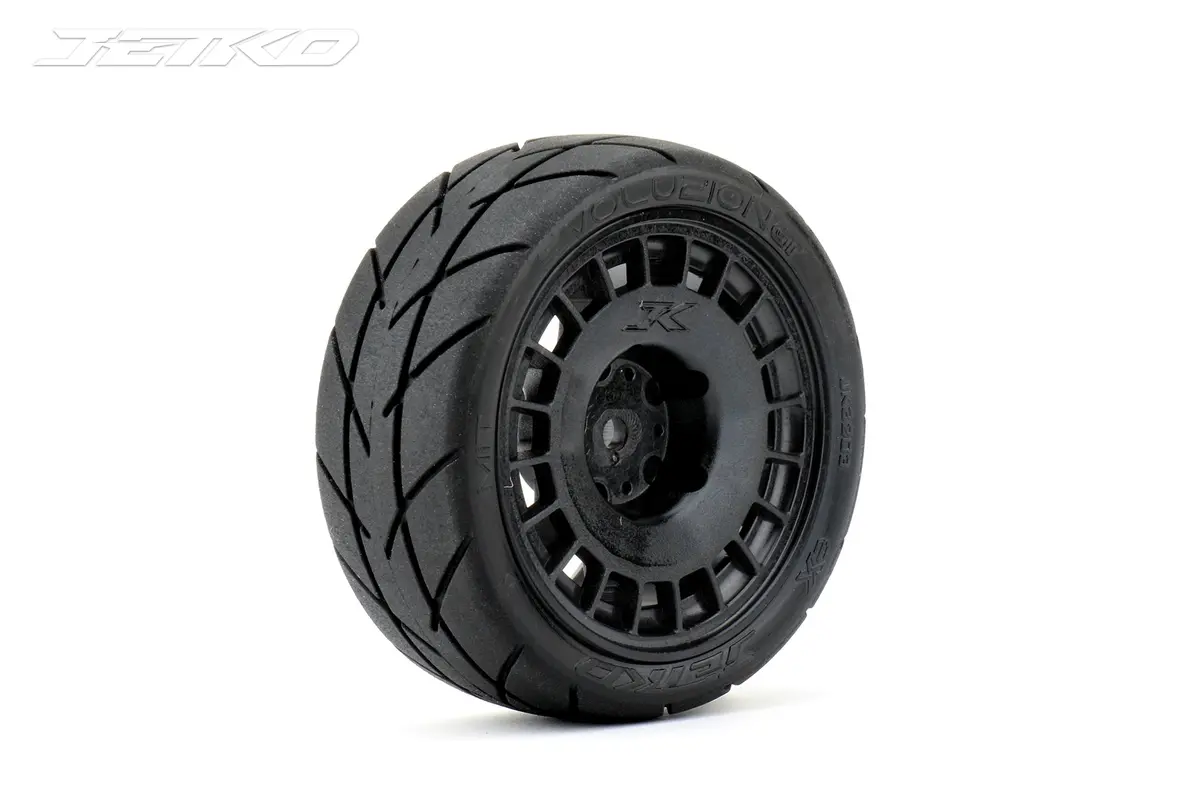 Jetko 1/10 Grand Touring Ex-Evolution Mounted Tyres (2Pc) 1