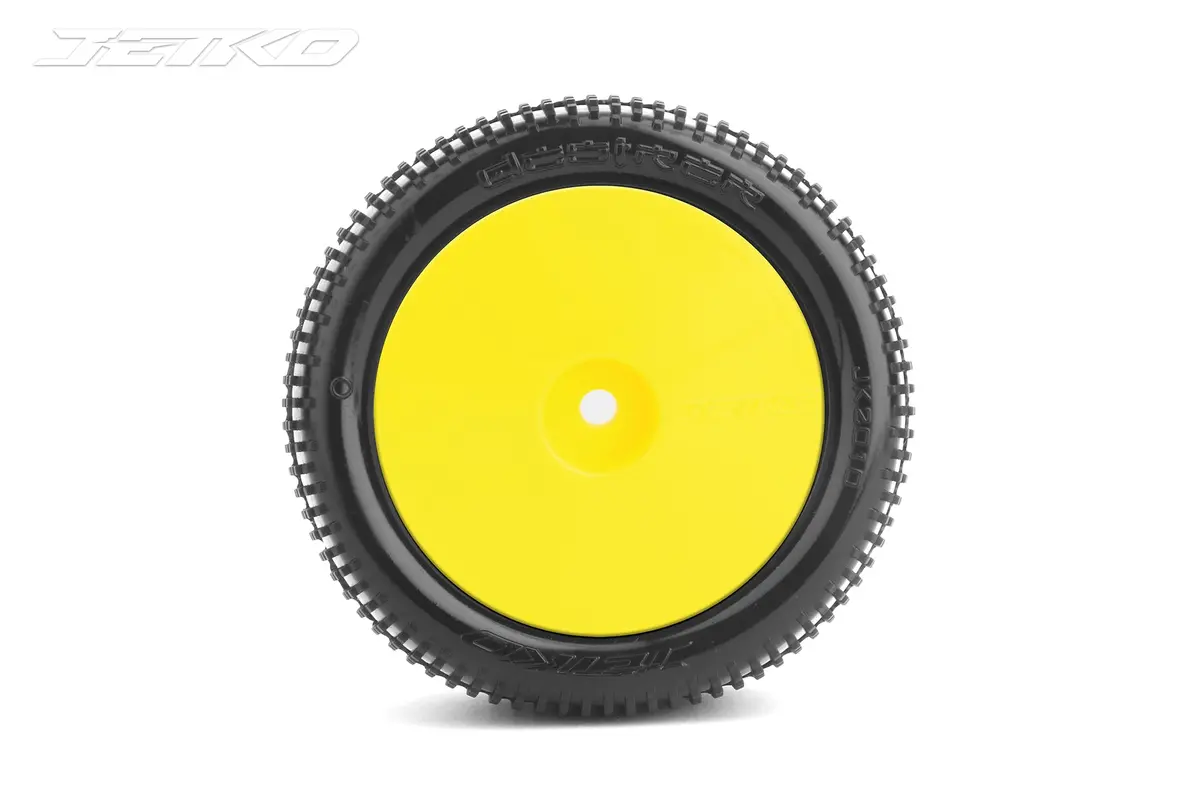 Jetko Desirer 1/10 Rear Buggy Mounted Tires (Pre-Glued) 4
