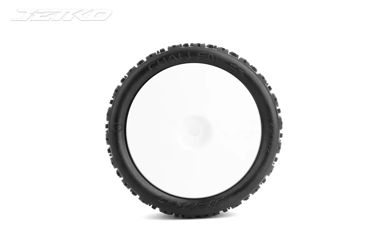 Jetko Challenger 1/10 Front 4Wd Buggy Carpet Mounted Tires (Pre-Glued) 2