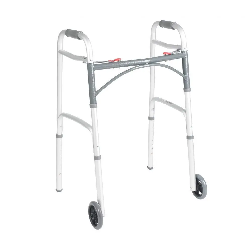 Drive Aluminum Walker W/ Wheels 1