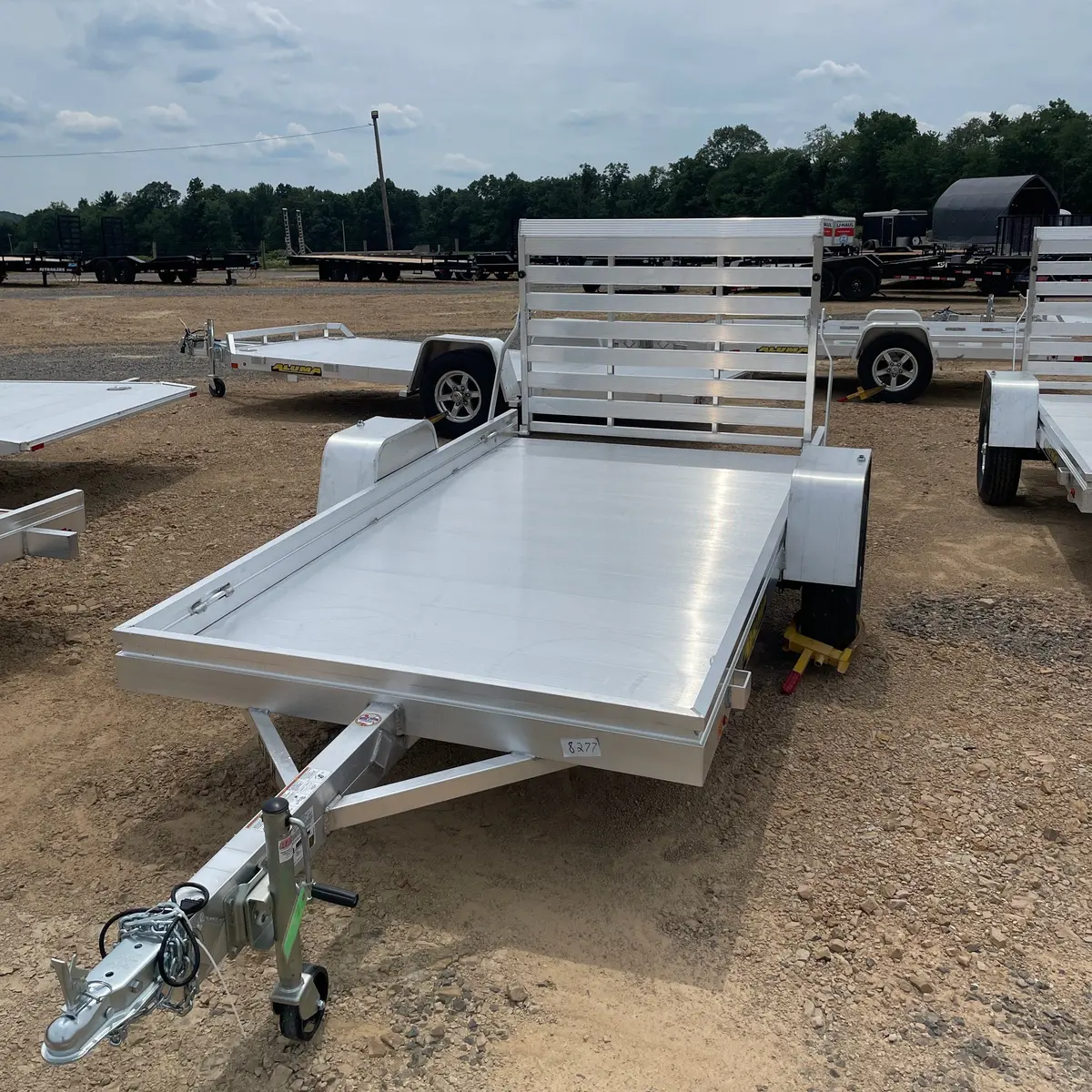 2025 Aluma 63"X10' Utility Trailer (6310H-S-Tg) 1