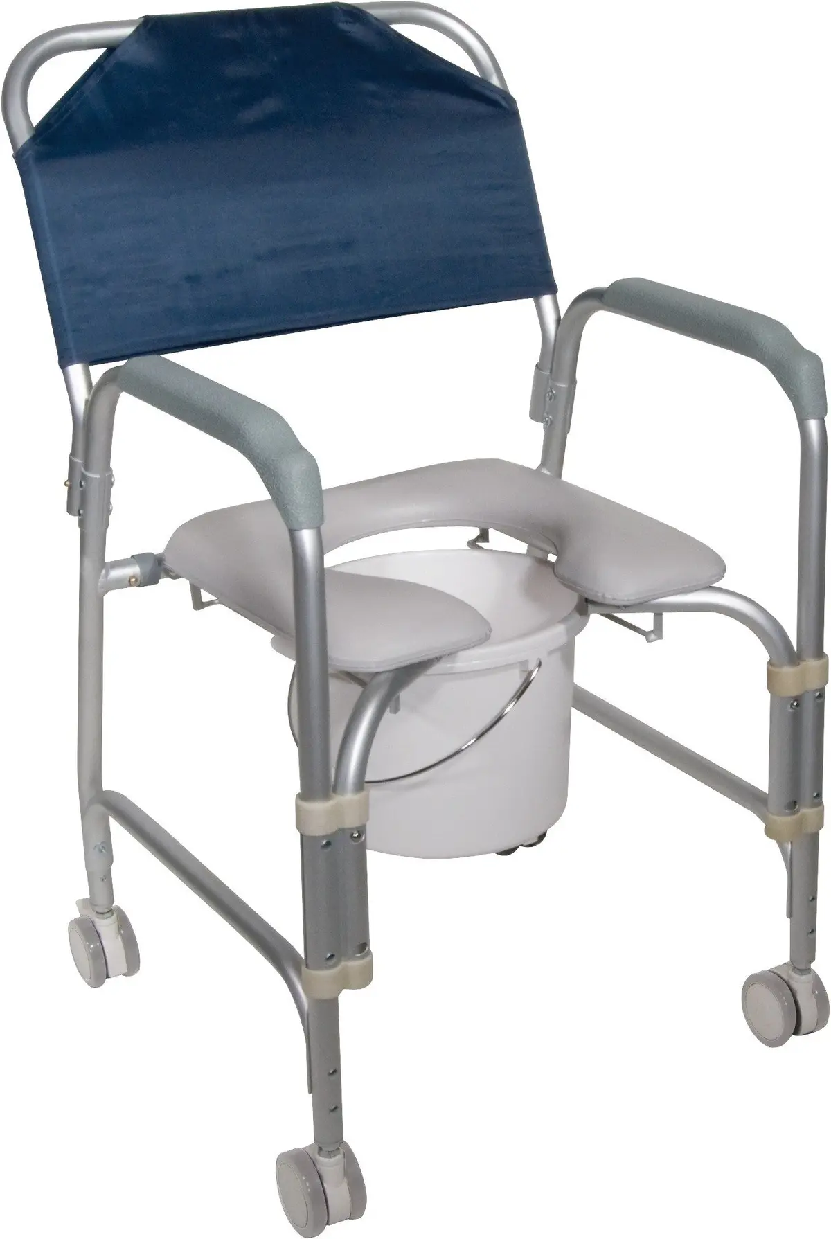Rolling Shower Commode Chair 1
