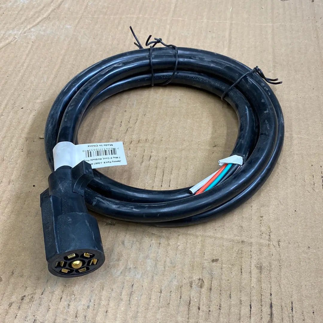 7 Way Plug W/ 8' Molded Cable 1