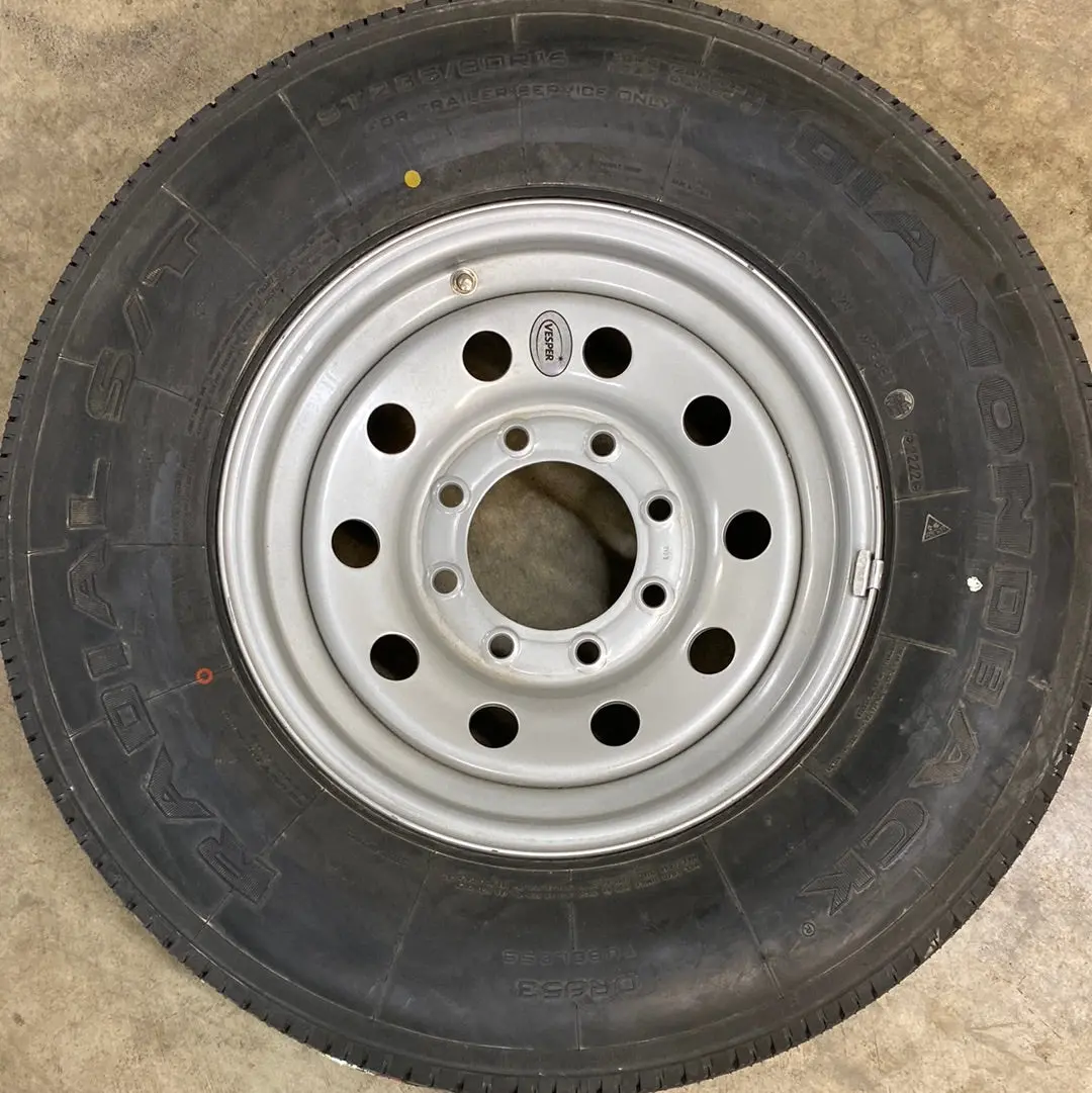 235/80R16 8 Lug 10 Ply 16" 1