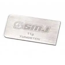 Smj Thin Type Tungsten Weight Plate 11G (33 X 16.7 X 1.0Mm) 1