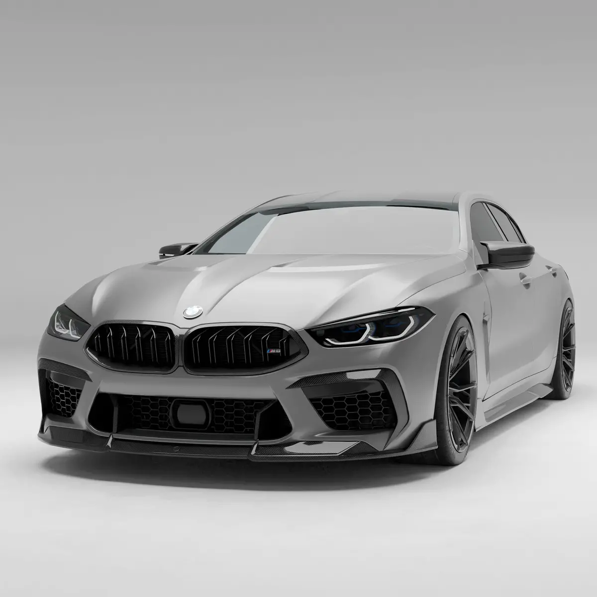 Bmw M8 F91 F92 F93 Carbon Fiber Front Lip 1