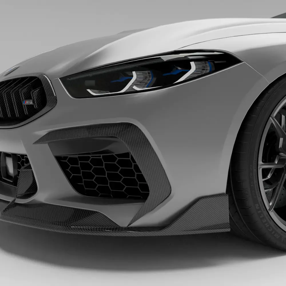 Bmw M8 F91 F92 F93 Carbon Fiber Canards 1
